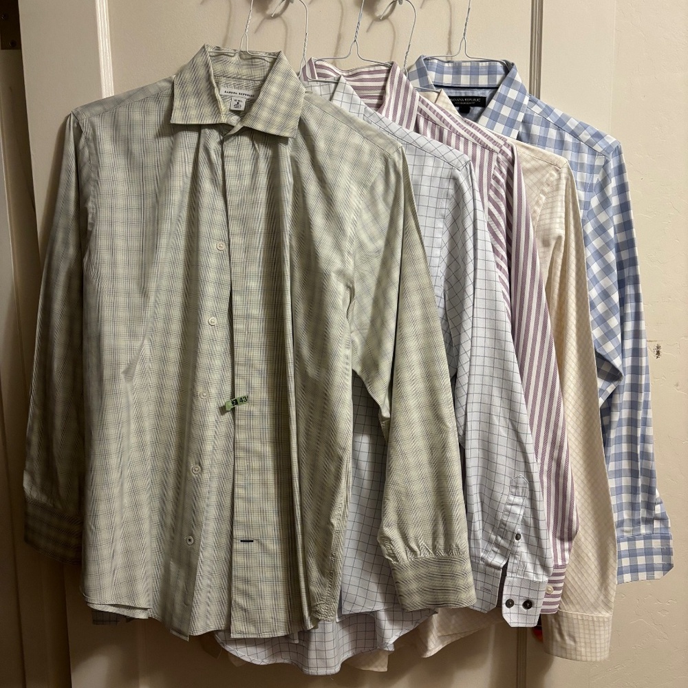 A bundle of 5 Men's shirts